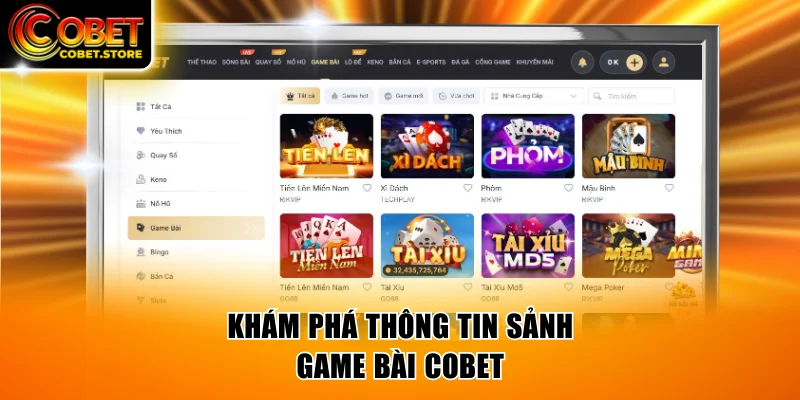 Đôi lời giới thiệu về game bài COBET
