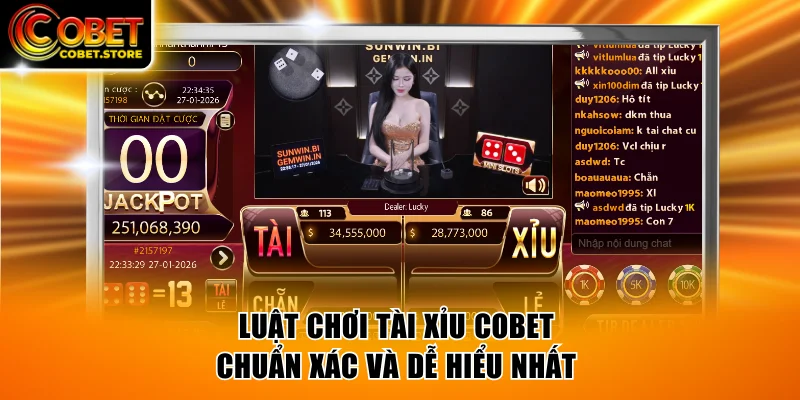 luật chơi Tài Xỉu