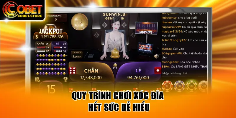 Quy trình chơi Xóc Đĩa hết sức dễ hiểu